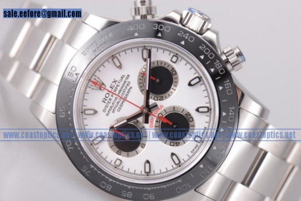 Rolex Daytona Chrono Perfect Replica Watch Steel 116520 wsb(EF)
