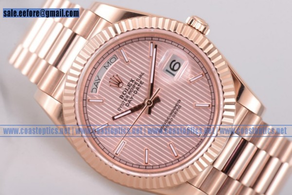 Rolex Day Date II 1:1 Replica Watch Rose Gold 218235 psp (BP)