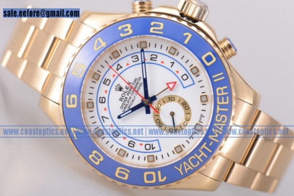 Rolex Yacht-Master II Replica Watch Yellow Gold 116688