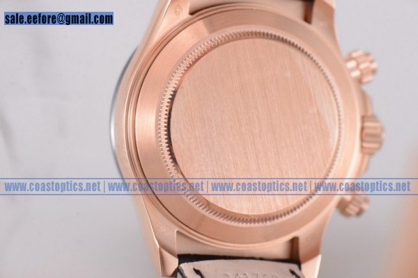 Rolex Daytona Chronograph Perfect Replica Watch Rose Gold 116515 lnws(EF) - Click Image to Close