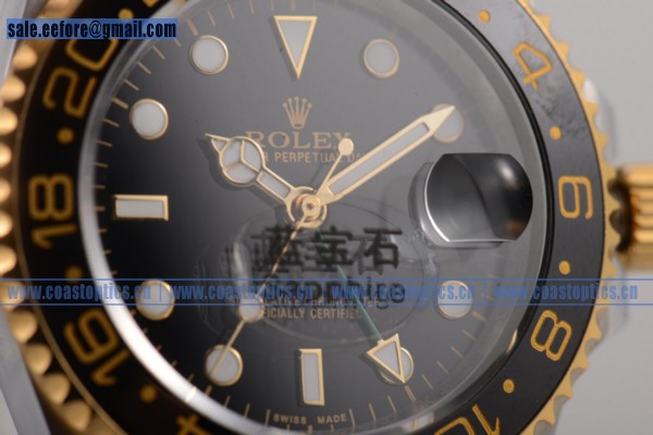 Rolex GMT-Master II Watch Steel Replica 124785 blkn - Click Image to Close