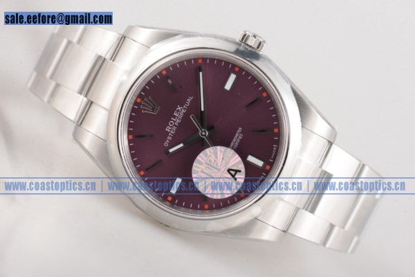 Rolex Oyster Perpetual Air King(Red Dial) Watch 1:1 Replica Steel 114300-0002(JF)
