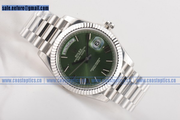 Perfect Replica Rolex Day-Date Watch Steel 118239 grees(AAAF)