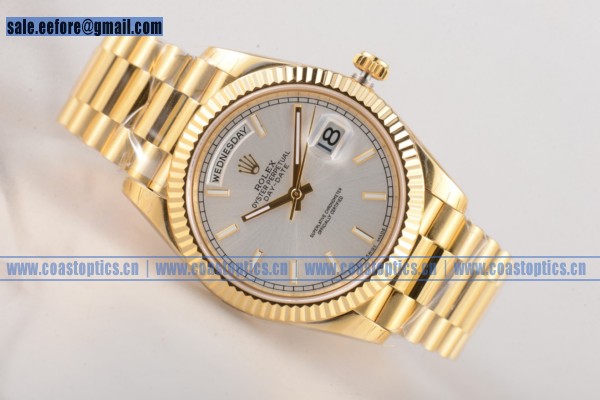 Perfect Replica Rolex Day-Date Watch Yellow Gold 118238 ss (AAAF)