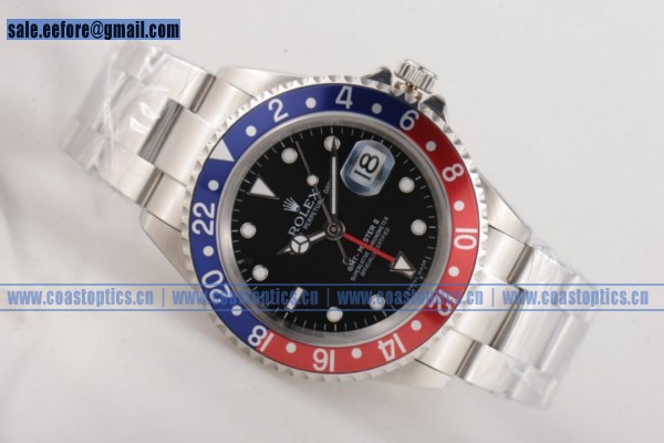 Perfect Replica Rolex GMT-Master II Watch Steel 116710BR (BP)
