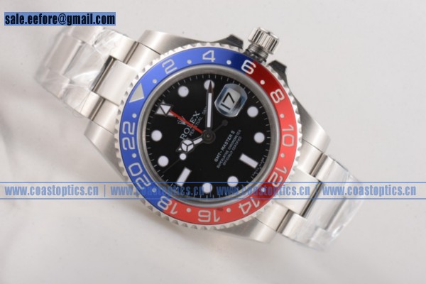 Rolex GMT-Master II Watch Perfect Replica Steel 116710BR (BP)