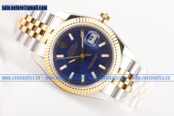 Rolex Datejust Watch Perfect Replica Steel 116233 blus (BP)