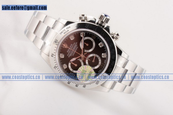 Rolex Daytona Perfect Replica Watch Rose Gold 116509 blkd (BP)