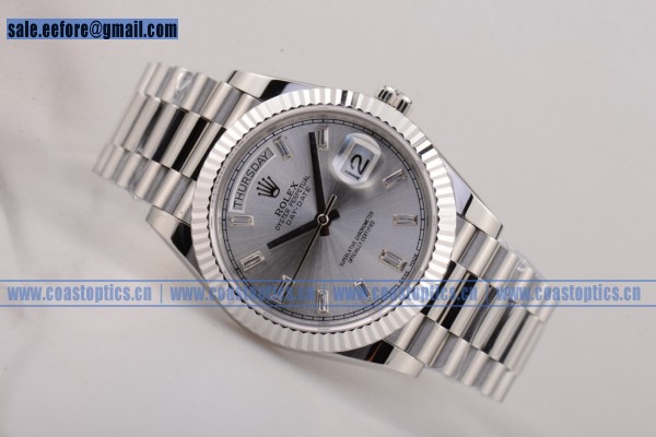 Rolex Perfect Replica Day-Date Watch Steel 118239 silcs(BP)