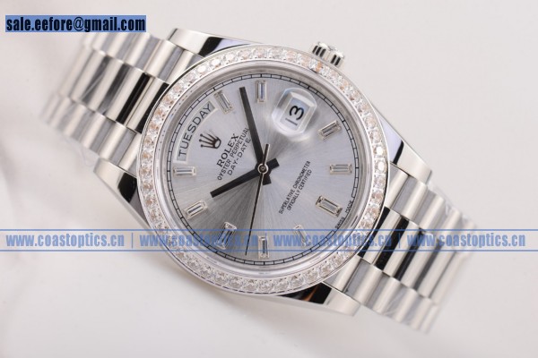 Rolex Day-Date Watch Steel Perfect Replica 118239 silcsd(BP)