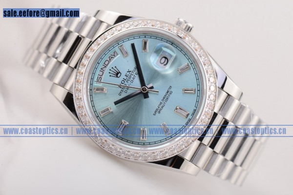 Rolex Day-Date Watch Perfect Replica Steel 118239 blucsd(BP)