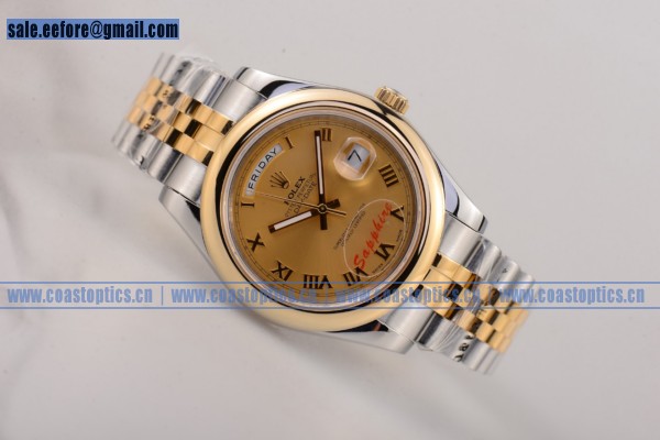 Replica Rolex Day-Date II Watch Two Tone 126303 jygr