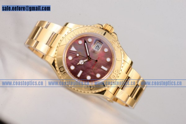 Rolex Perfect Replica Yacht-Master 40 Watch Yellow Gold 16623Y(BP)