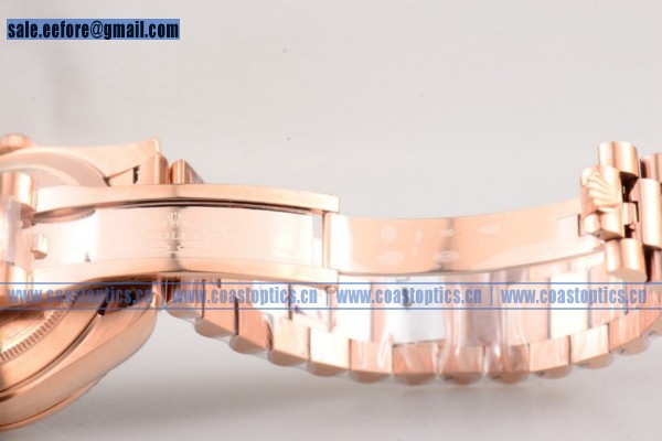 Rolex Day-Date Watch Perfect Replica Rose Gold 218235 silsc(BP) - Click Image to Close
