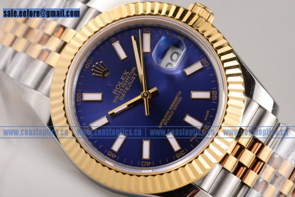 Rolex Replica Datejust II Watch Two Tone 116233 ygdj(BP)