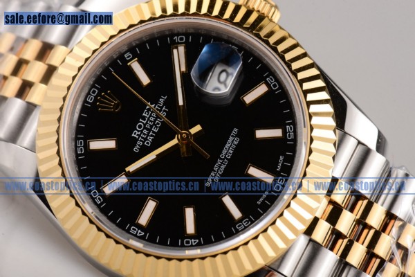 Rolex Datejust II Watch Two Tone Replica 116233 grerj(BP)