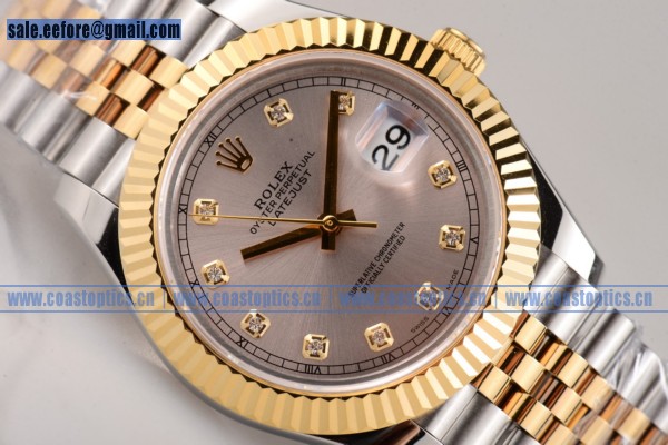 Rolex Replica Datejust II Watch Two Tone 116233 ygrj(BP)