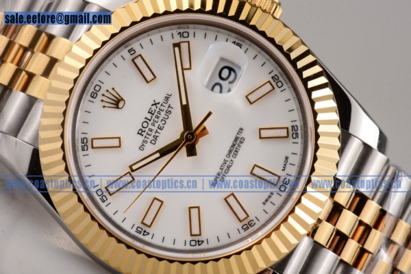 Rolex Datejust II Watch Replica Two Tone 116233 blkodj(BP)