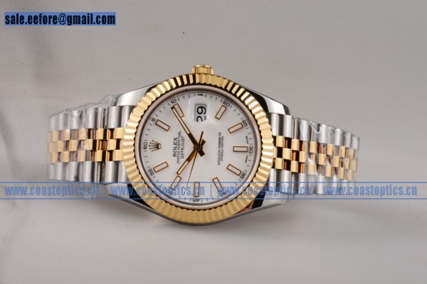 Rolex Datejust II Watch Replica Two Tone 116233 blkodj(BP)