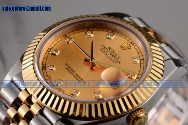 Replica Rolex Datejust II Watch Two Tone 116233 whtdj(BP)