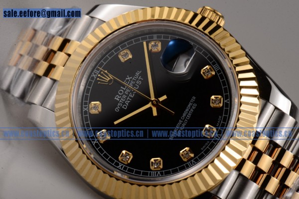 Rolex Replica Datejust II Watch Two Tone 116233 cosj(BP)