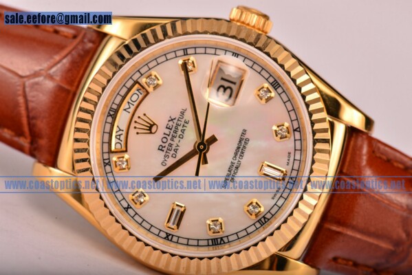 Best Replica Rolex Day-Date Watch Yellow Gold 118238/39 mdl (BP)