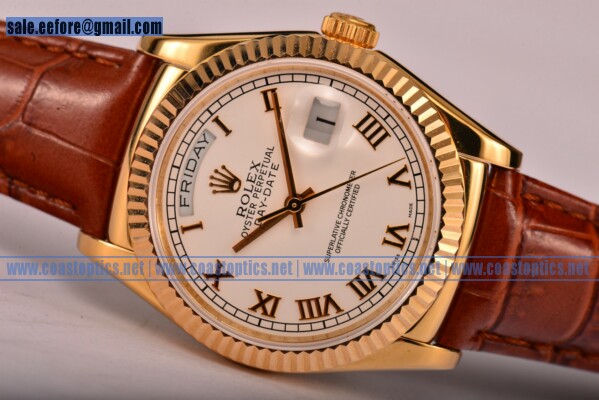 Rolex Best Replica Day-Date Watch Yellow Gold 118238/39 wrl (BP)