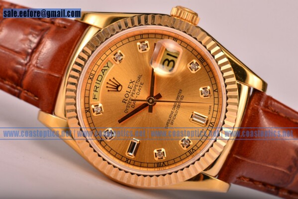 Rolex Day-Date Watch Yellow Gold 118238/39 gldl Best Replica (BP)