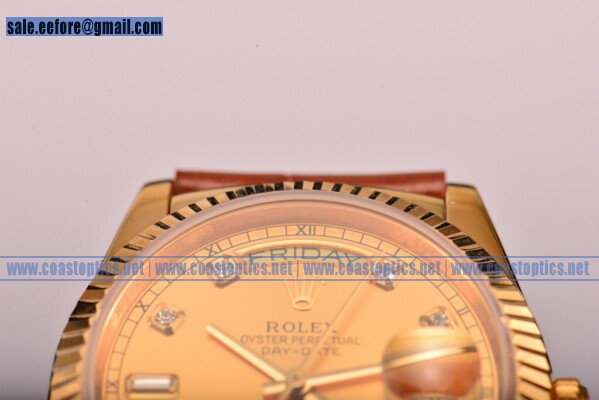 Rolex Day-Date Watch Yellow Gold 118238/39 gldl Best Replica (BP) - Click Image to Close