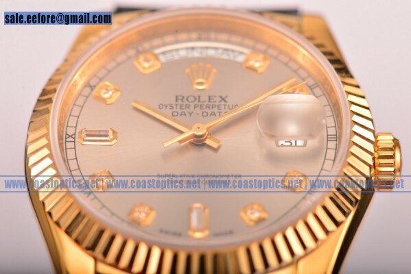 Rolex Day-Date Watch Yellow Gold 118238/39 grdl Best Replica (BP) - Click Image to Close