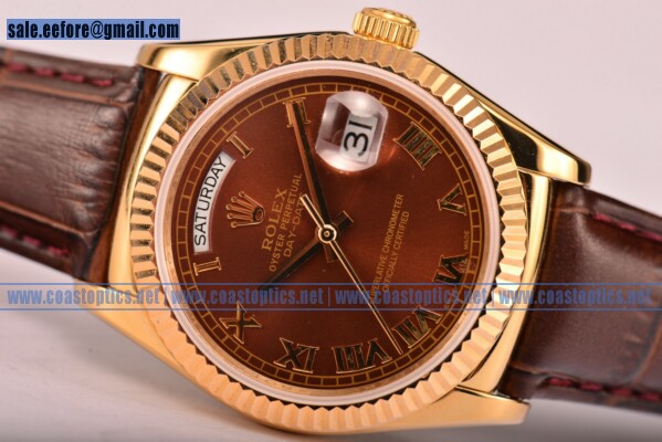 Best Replica Rolex Day-Date Watch Yellow Gold 118238/39 brrl (BP)