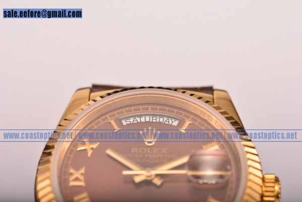 Best Replica Rolex Day-Date Watch Yellow Gold 118238/39 brrl (BP) - Click Image to Close