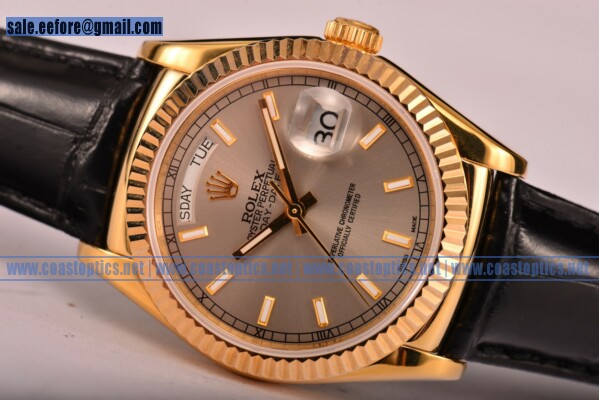 Best Replica Rolex Day-Date Watch Yellow Gold 118238/39 grsl (BP)