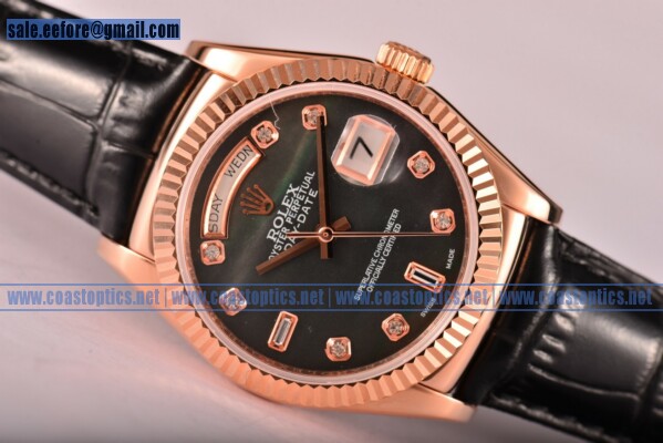 Best Replica Rolex Day-Date Watch Rose Gold 118235/39 bkmdl (BP)