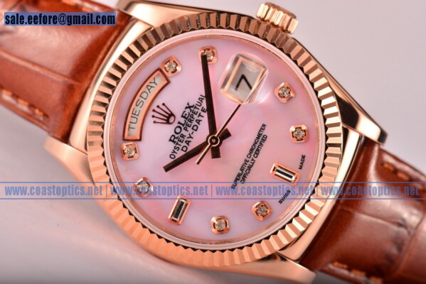 Best Replica Rolex Day-Date Watch Rose Gold 118235/39 pmdl (BP)