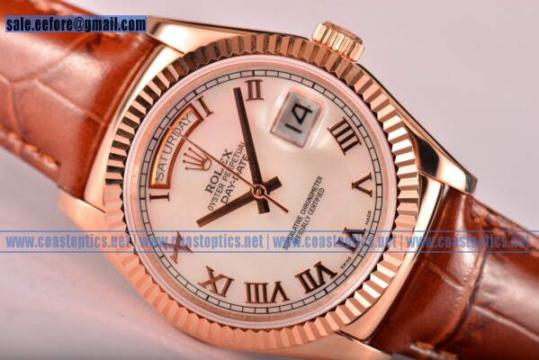 Rolex Day-Date Best Replica Watch Rose Gold 118235/39 wmrl (BP)