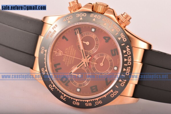 Rolex Perfect Replica Daytona Watch Rose Gold 116515 Lnbrar (BP)