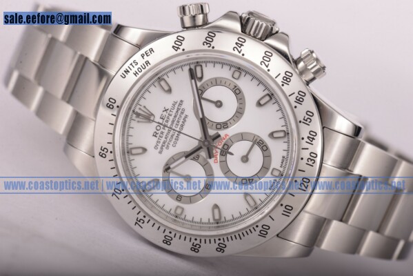Rolex 1:1 Clone Daytona Watch Steel 116520 ws (J12)