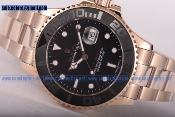 Rolex Yacht-Master 40 Replica Watch Rose Gold 116655