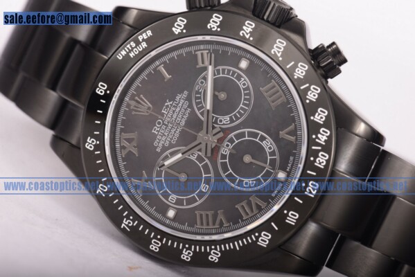 Best Replica Rolex Daytona Project X Designs Watch PVD 116520 pbkmr (BP)