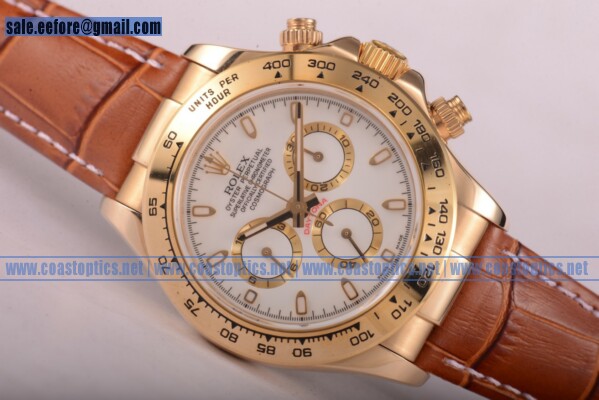 Rolex Daytona Best Replica Watch Yellow Gold 116518 wsbr