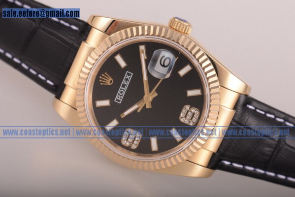 Rolex Datejust Watch Yellow Gold 116139 bsa Replica