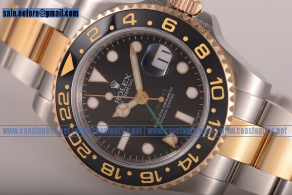 Rolex Perfect Replica GMT-Master II Watch Two Tone 1671308