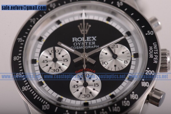 Rolex Daytona Vintage Edition Replica Watch Steel 6239 LNs (GF) - Click Image to Close
