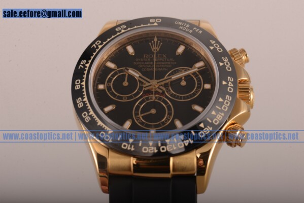 Perfect Replica Rolex Daytona Watch Yellow Gold 116515 LNblsbr (BP) - Click Image to Close