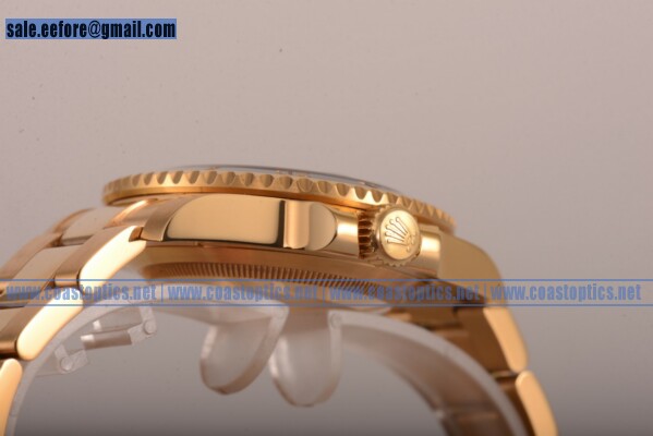 Rolex Submariner Watch Yellow Gold 116618 bk Perfect Replica