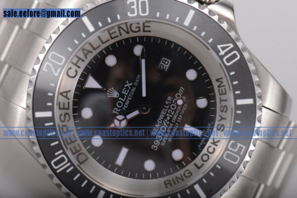 Rolex Sea-Dweller Deepsea Challenge Watch Steel 116660 Perfect Replica (J12)