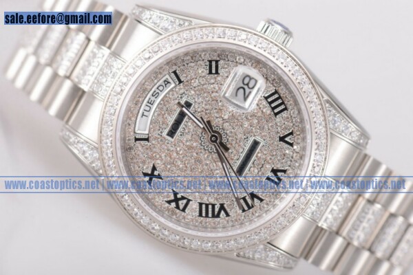 Best Replica Rolex Day-Date Watch Steel 118346D drp