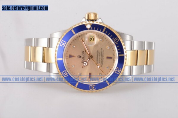 Best Replica Rolex Submariner Watch Two Tone 116613 blw (BP) - Click Image to Close