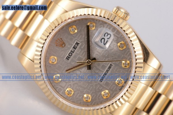 Rolex Perfect Replica Datejust Watch Yellow Gold 116233 sjdj (BP)